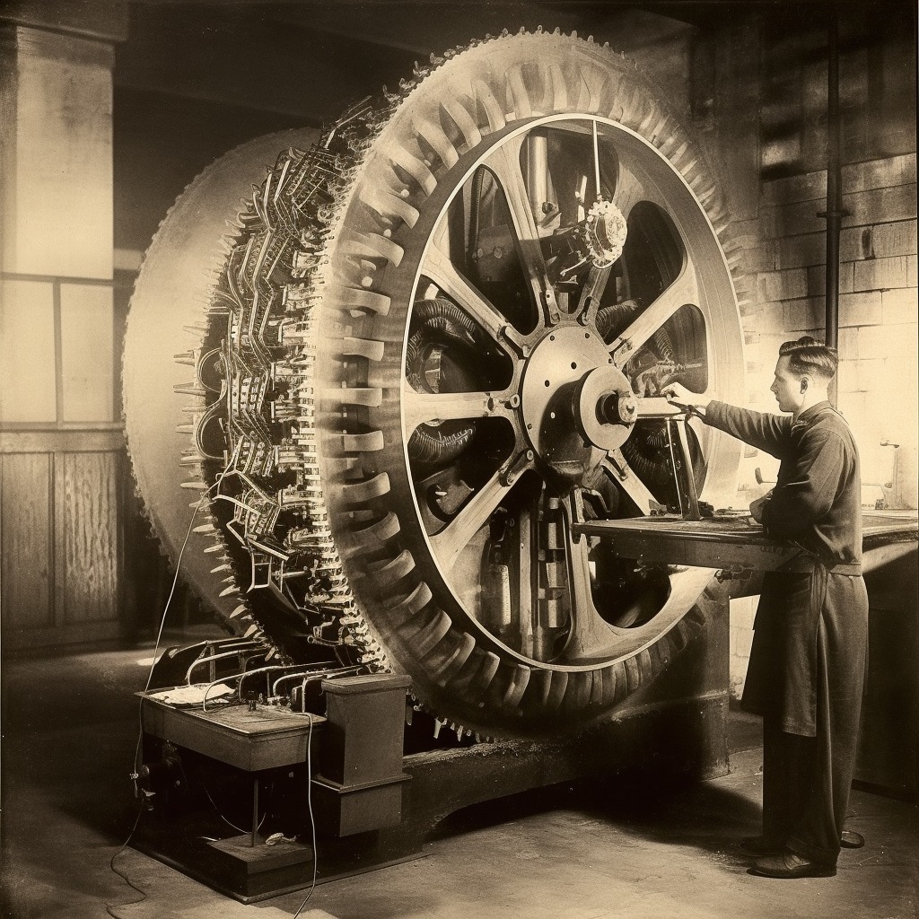 Pioneers in the quest for free energy. Midjourney 6