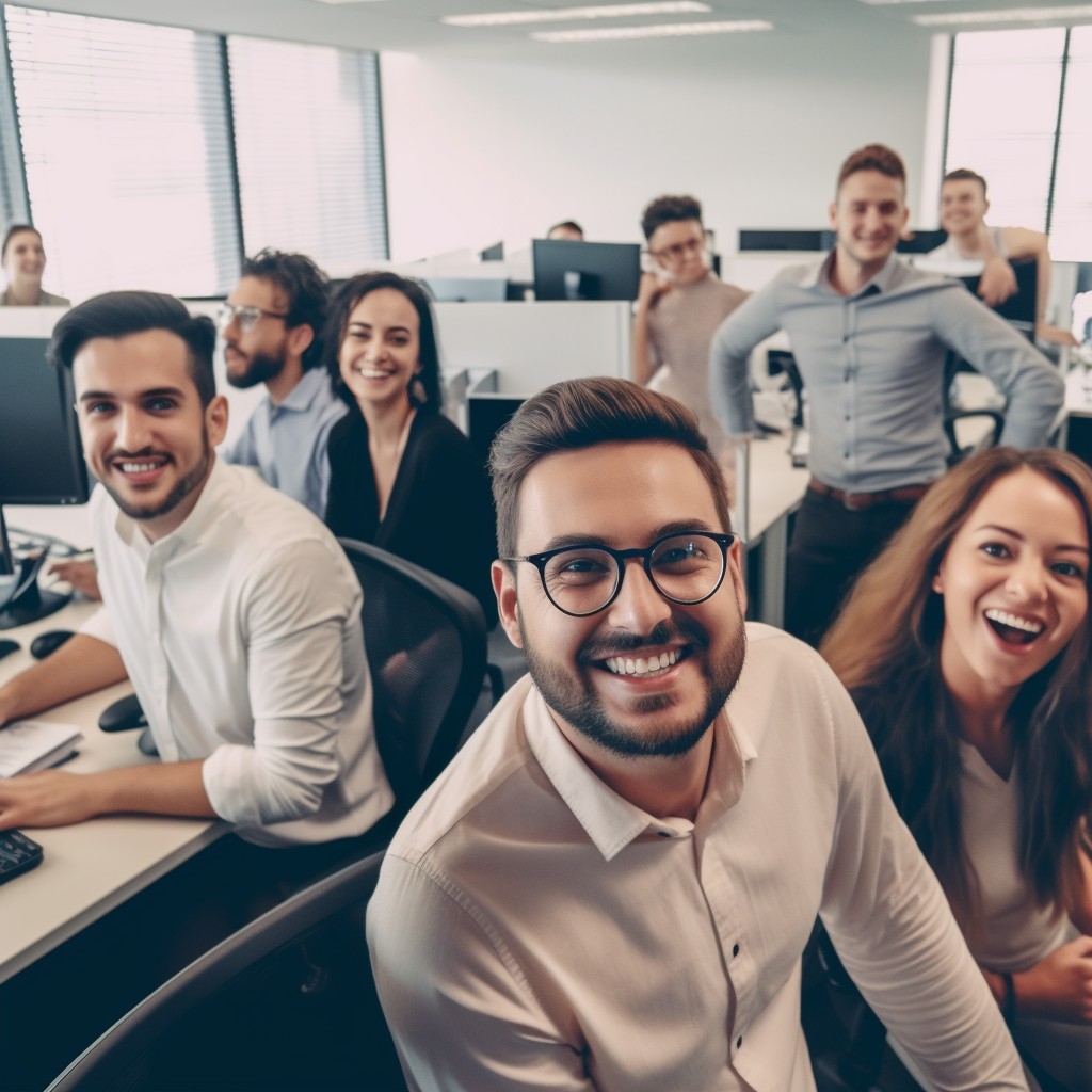 Shiny Happy People Midjourney 5

