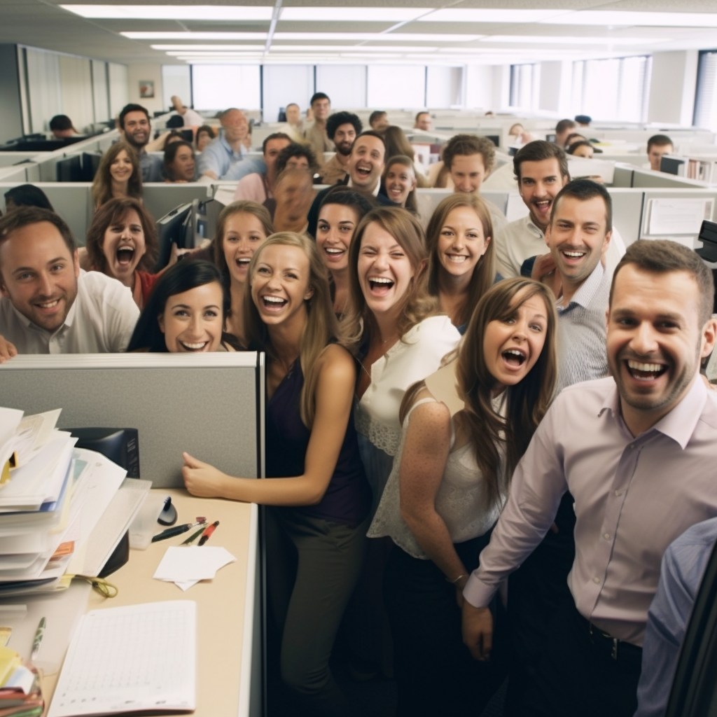 Shiny Happy People Midjourney 5