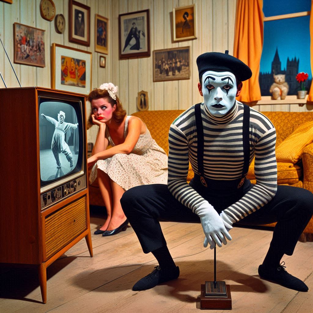 Mime Just Getting Started/A Silent Saga in 26 Acts 
A mime story

© Jay Schankman 2024
