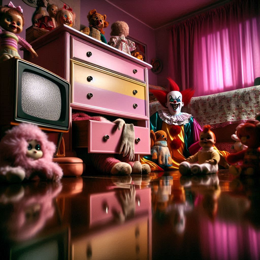 A curious baby finds a new nightmare in every room.